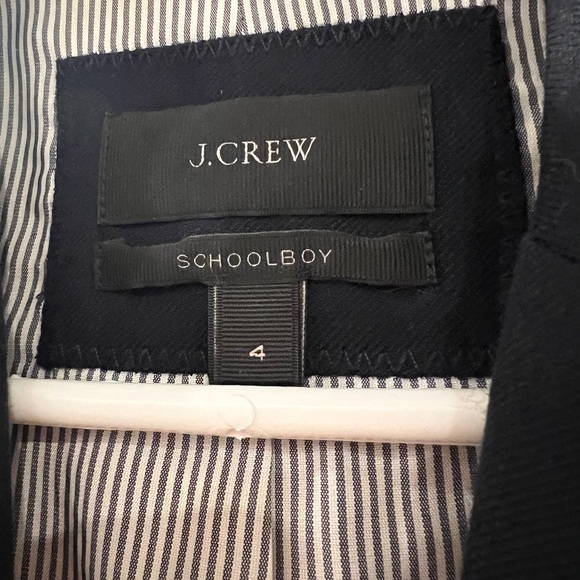 J. Crew navy women's schoolboy blazer size 4 - Picture 5 of 6